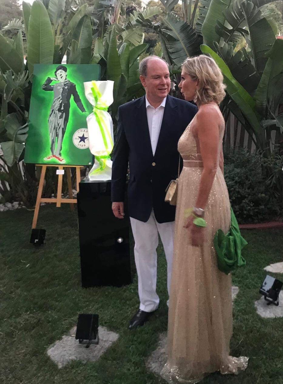 Prince Albert II of Monaco at the Sparkling Green Night Party, Monte-Carlo Beach